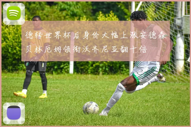 德转世界杯后身价大幅上涨安德森贝林厄姆领衔沃齐尼亚翻十倍